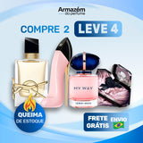 4 Perfumes Femininos TESTER (100ml) - Good Girl Blush | Trésor | My Away | Libre (5 Anos Armazém do Perfume)
