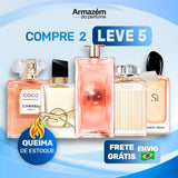 5 Perfumes Femininos TESTER (100ml) -Libre | Mademoiselle | Idolê | Chloé | Si armani (5 Anos Armazém do Perfume)