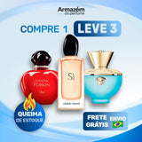 3 Perfumes Femininos TESTER (100ml) - Hypnotic Poison Dior | Si Giorgio Armani | Dylan Turquoise Versace (5 Anos Armazém do Perfume)