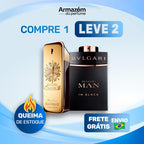 2 Perfumes Masculinos TESTER (100ml) - 1 Million | Bvlgari MAN in Black | (5 Anos Armazém do Perfume)