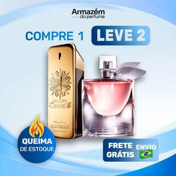 2 Perfumes TESTER (100ml) - 1 Million | La Vie Est Belle | (5 Anos Armazém do Perfume)