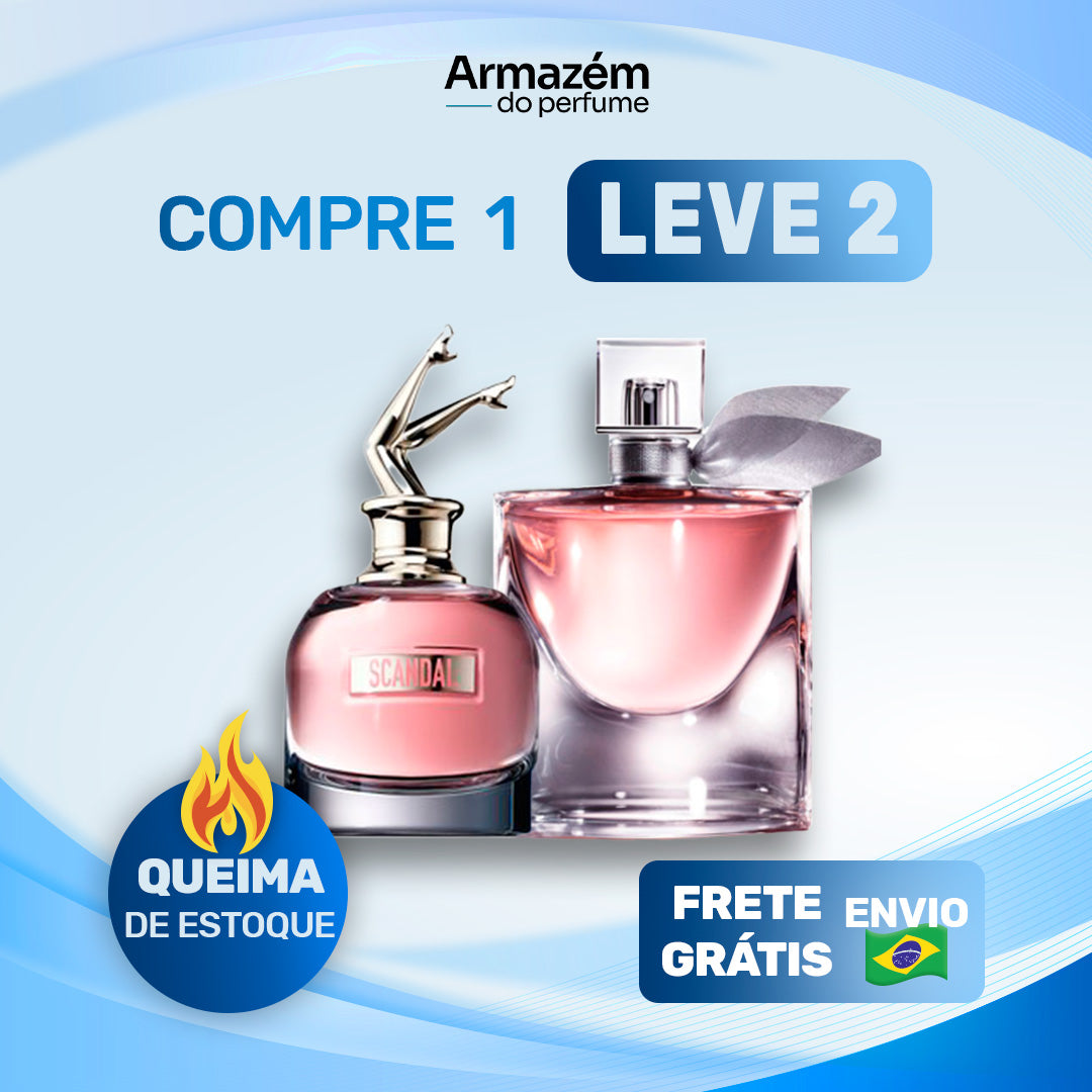 2 Perfumes Femininos TESTER (100ml) - La Vie Est Belle | Scandal (5 Anos Armazém do Perfume)
