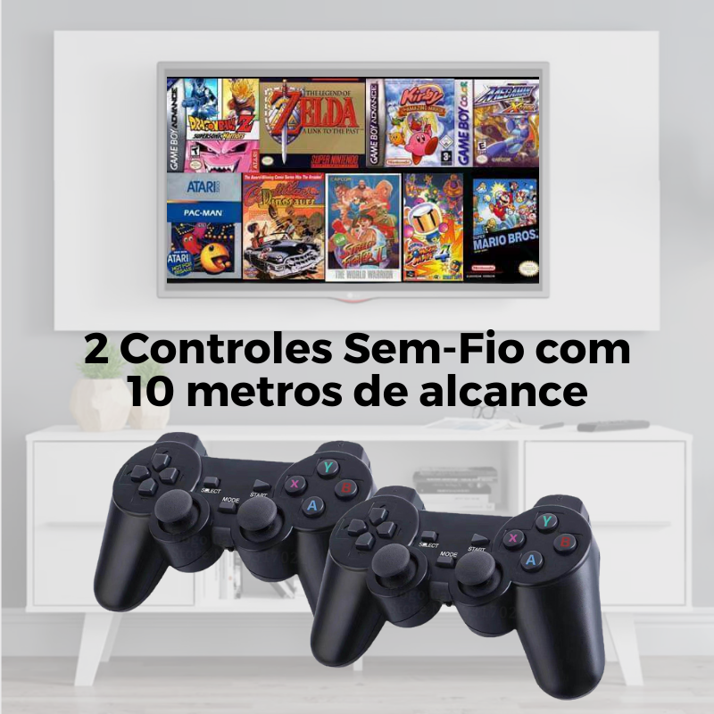 Video Game Stick Retrô 4k [ORIGINAL] HD 10 MIL Jogos