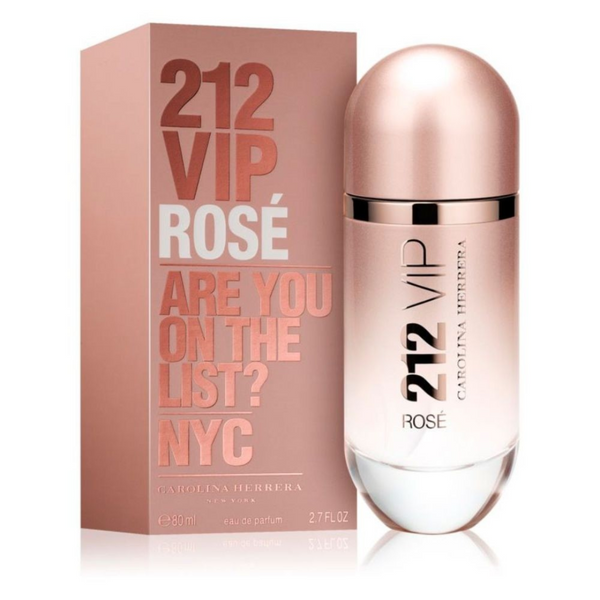Perfume 212 VIP Rosé- Carolina Herrera Feminino 80 ml ( Frasco Original)