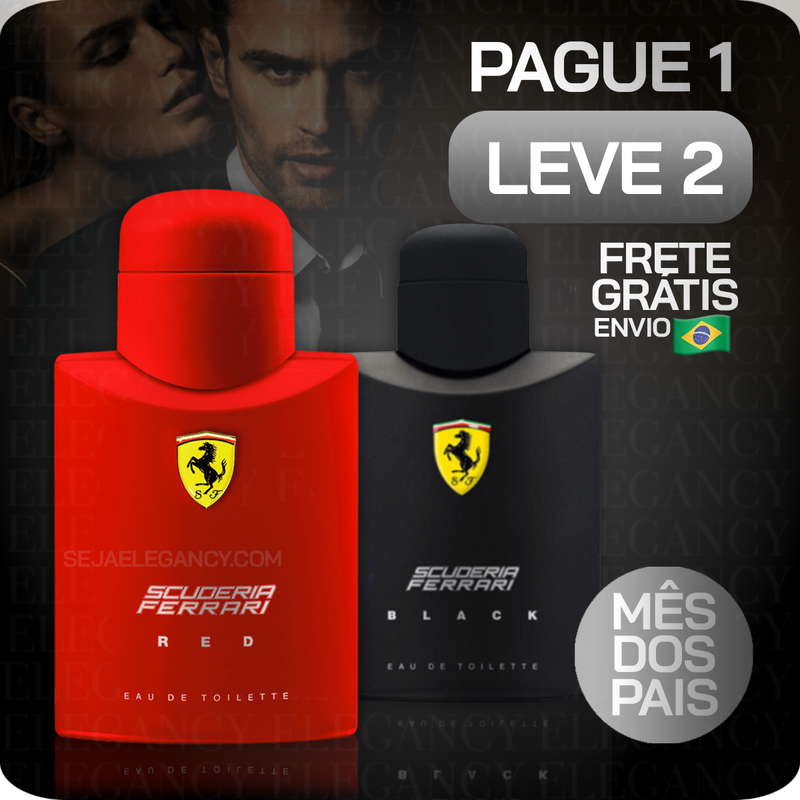 Kit Ferrari: 2 Perfumes Masculinos Importados (100ml) - [Promoção Mês dos Pais]